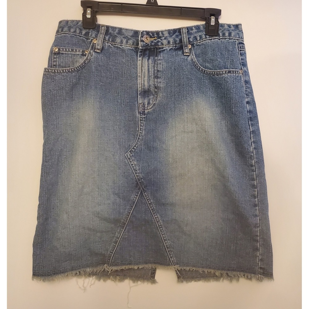 Aeropostale Blue Denim Straight Skirt Womens‎ Size 7/8